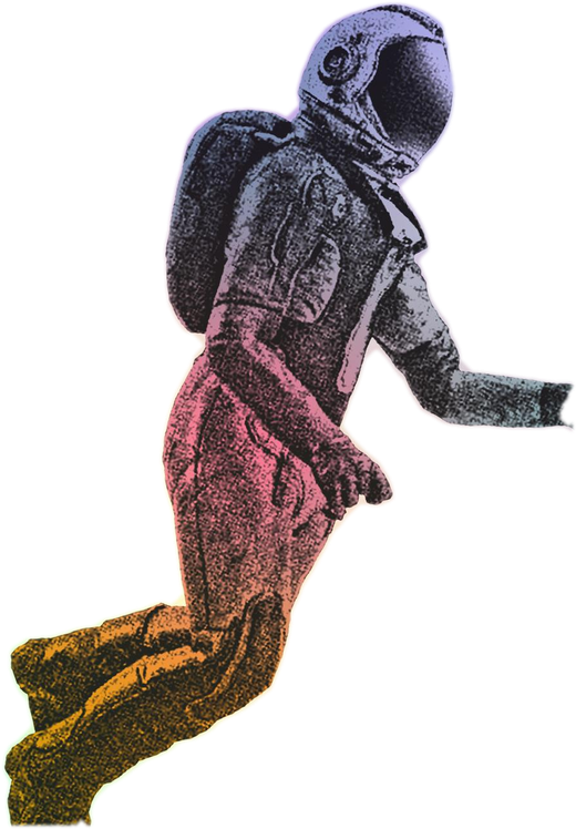 Floating Portal astronaut